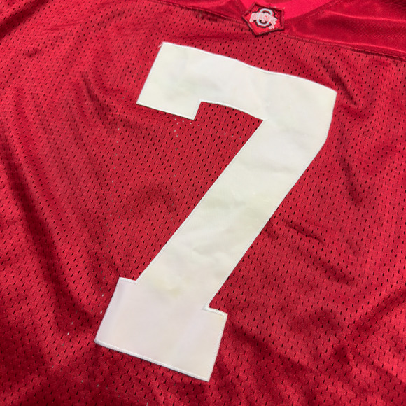 Silver Knight Ohio State Buckeyes Jersey Men's XL Red Short Sleeve Sportswear - Picture 5 of 7